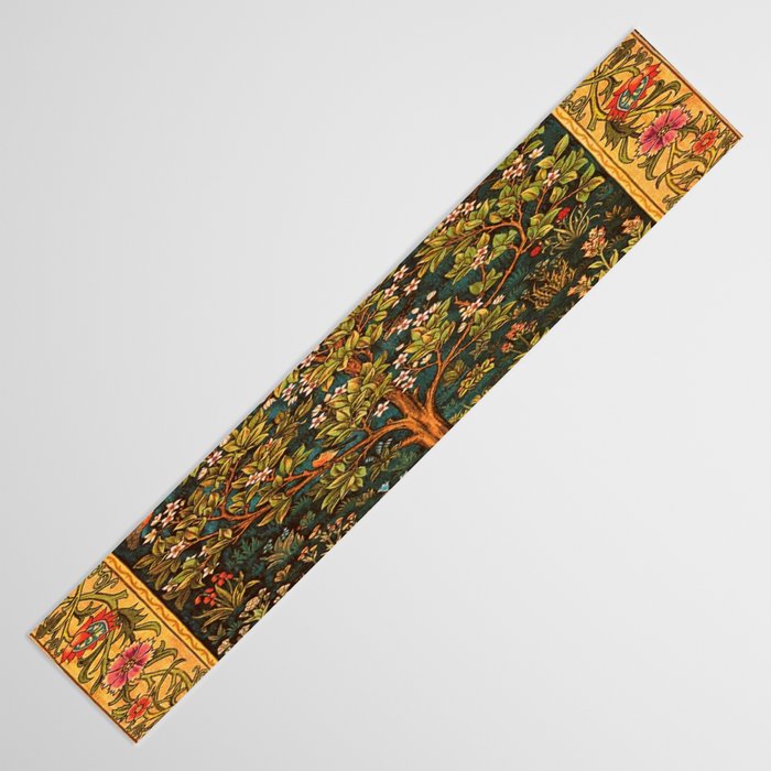 William Morris Tree Of Life,No, 02. Table Runner Gallery Image 3