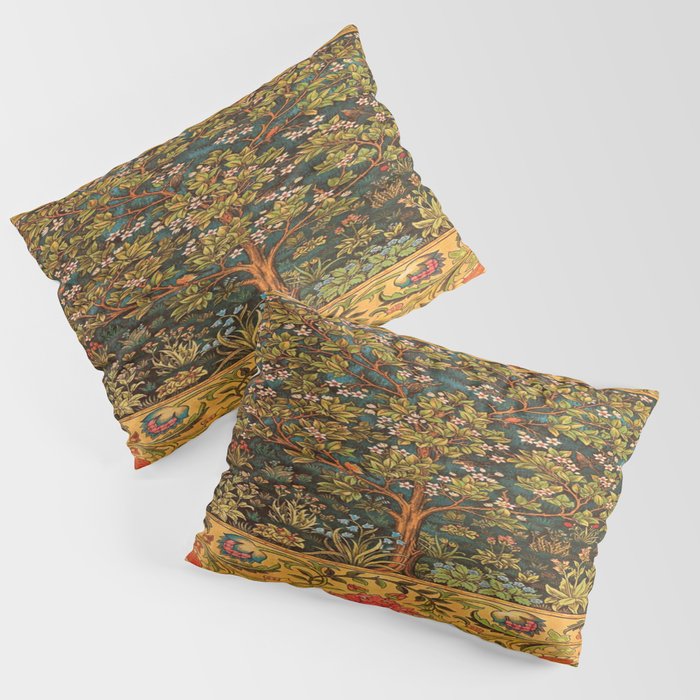 William Morris Tree Of Life,No, 02. Pillow Sham Gallery Image 3
