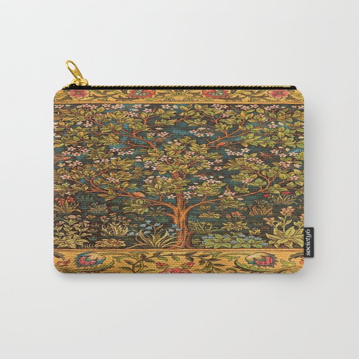 William Morris Tree Of Life,No, 02. Carry All Pouch Gallery Image 1