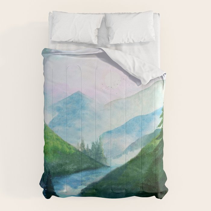 Mountain River Comforter Gallery Image 6