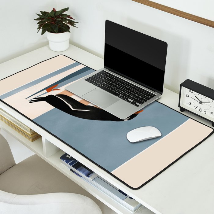Penguin on Ice Desk Mat Gallery Image 2