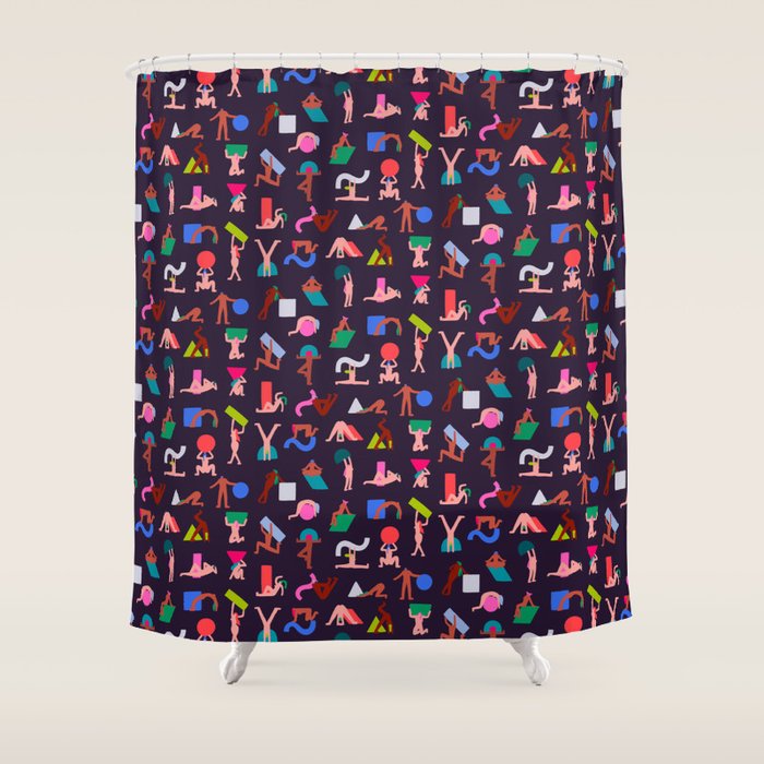 Free the Shape Free The People Shower Curtain Gallery Image 1