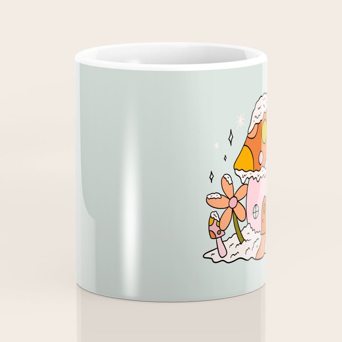 Mushroom Cottage Coffee Mug Gallery Image 4