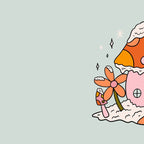 Mushroom Cottage Coffee Mug Gallery Image 2
