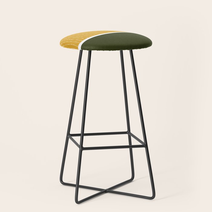 Mustard & Olive Stool Gallery Image 1
