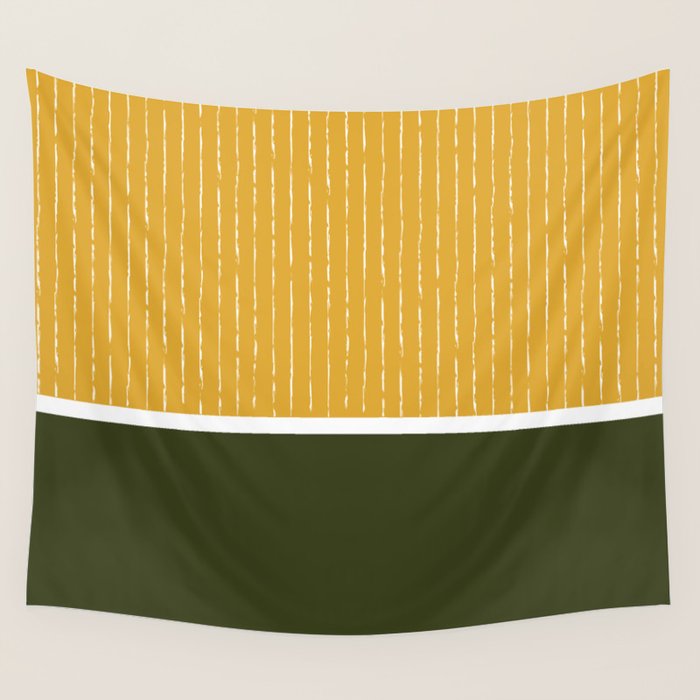 Mustard & Olive Wall Tapestry Gallery Image 4