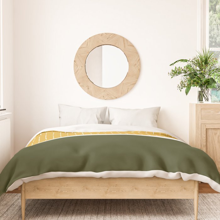 Mustard & Olive Duvet Cover Gallery Image 3