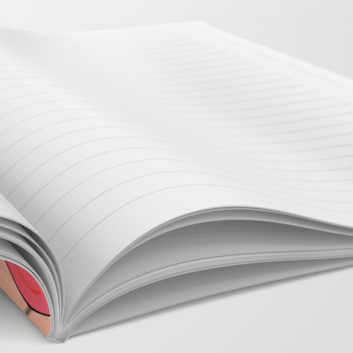Peach Print Notebook Gallery Image 2