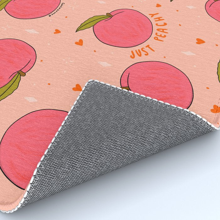 Peach Print Rug Gallery Image 4