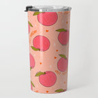 Peach Print Travel Mug Gallery Image 3