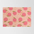 Peach Print Rug Gallery Image 2
