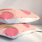 Peach Print Pillow Sham Gallery Image 3
