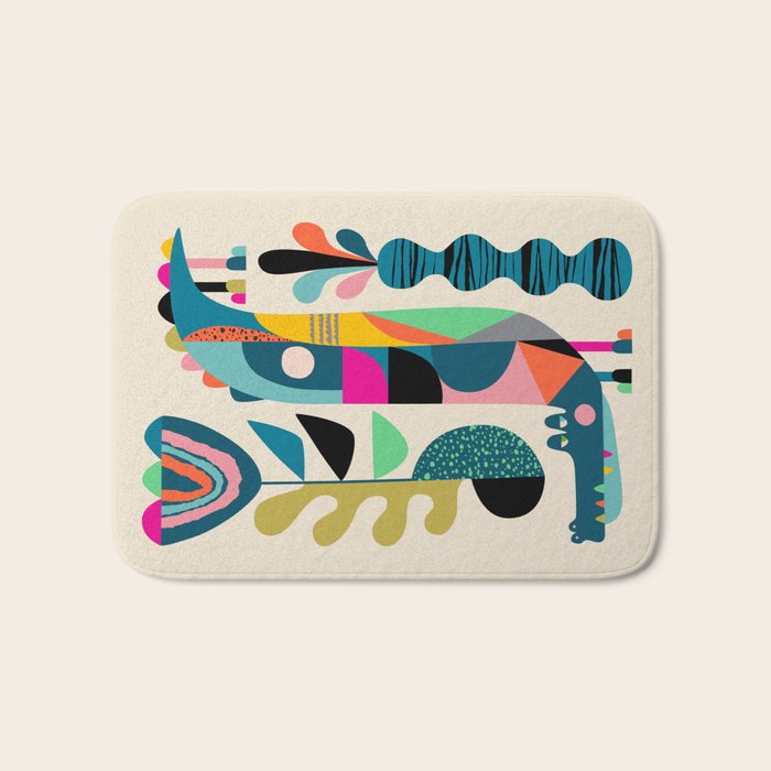 Mr crocodile Bath Mat Gallery Image 1