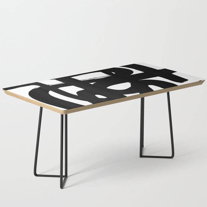 Slithering Ink White Background Coffee Table Gallery Image 1