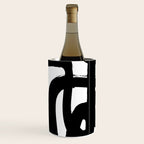 Slithering Ink White Background Wine Chiller Gallery Image 2