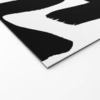 Slithering Ink White Background Welcome Mat Gallery Image 2