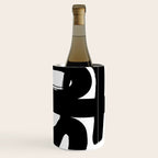 Slithering Ink White Background Wine Chiller Gallery Image 3
