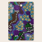 Authentic Aboriginal Art - Untitled Cutting Board Gallery Image 1
