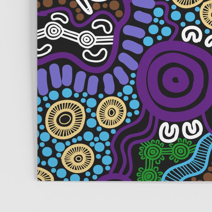 Authentic Aboriginal Art - Untitled Poster Gallery Image 3