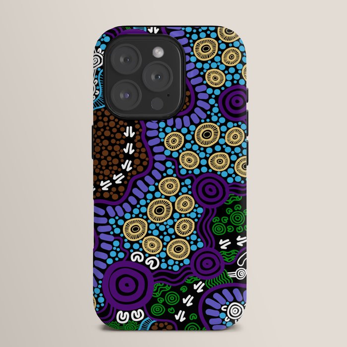 Authentic Aboriginal Art - Untitled iPhone Case Gallery Image 15