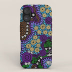 Authentic Aboriginal Art - Untitled iPhone Case Gallery Image 1