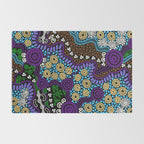 Authentic Aboriginal Art - Untitled Rug Gallery Image 2
