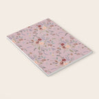 Bohemian Watercolor Floral - Cool Pink Notebook Gallery Image 3