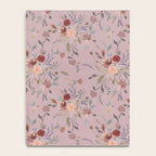Bohemian Watercolor Floral - Cool Pink Notebook Gallery Image 4