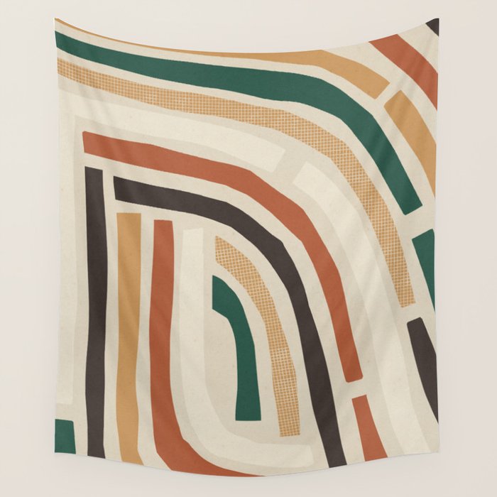 Labyrinth #1 Wall Tapestry Gallery Image 1