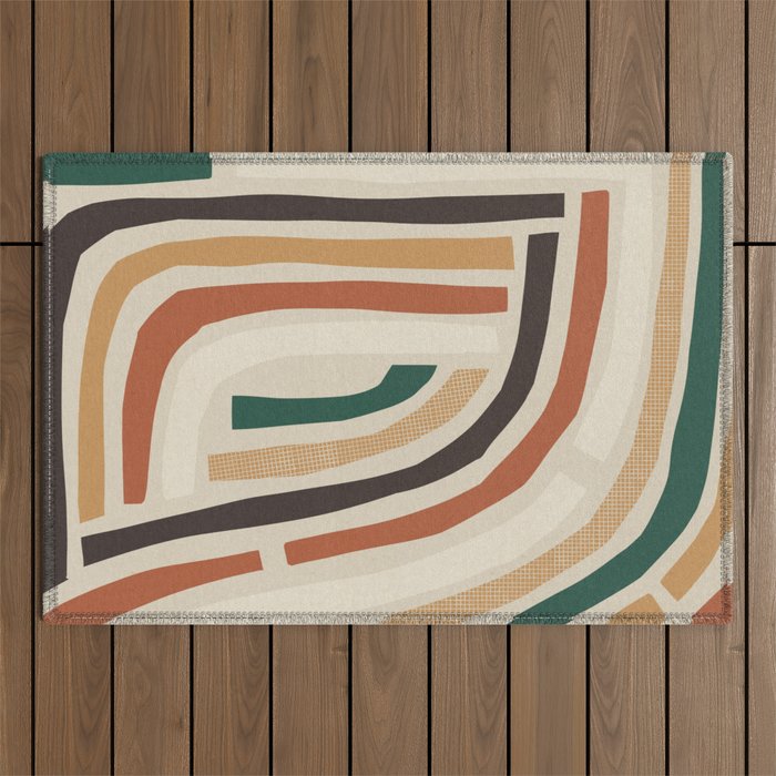 Labyrinth #1 Outdoor Rug Gallery Image 1