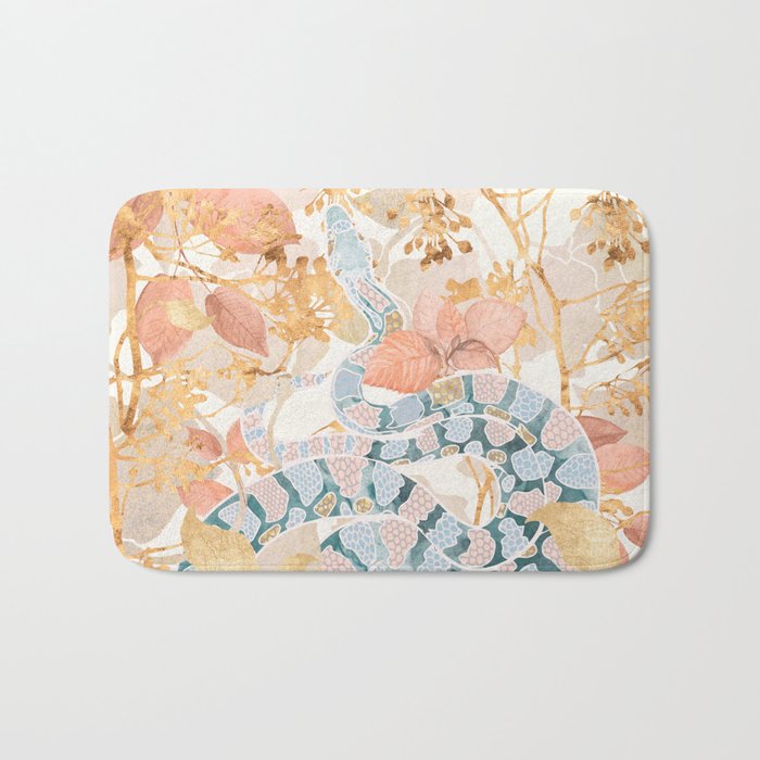 Coral Spring Garden Bath Mat Gallery Image 1