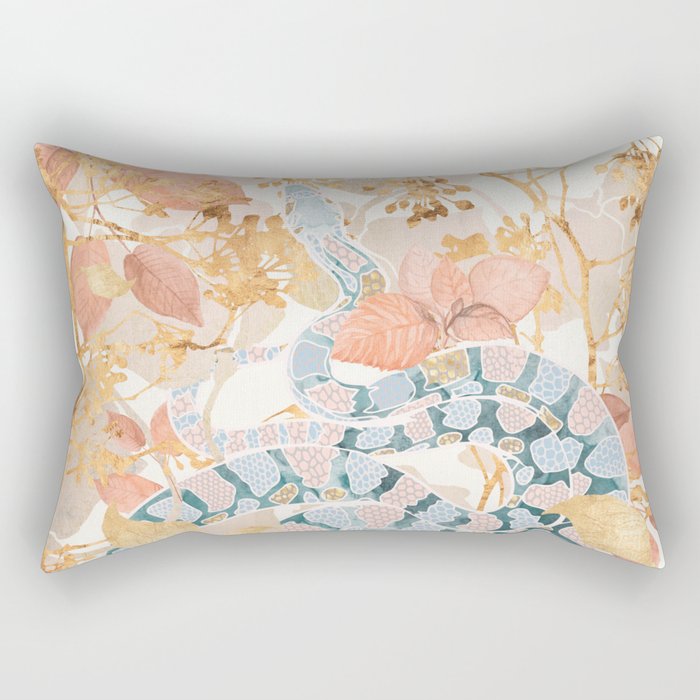 Coral Spring Garden Rectangular Pillow Gallery Image 1