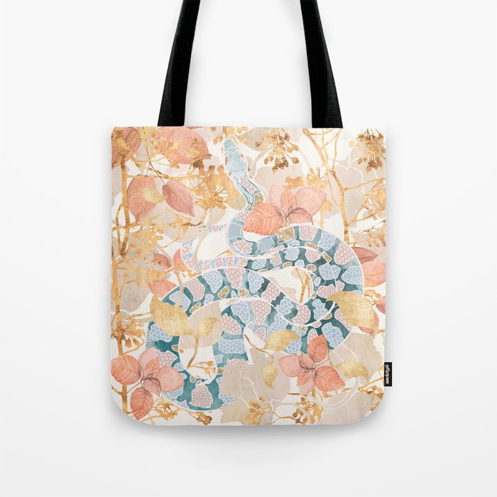 Coral Spring Garden Tote Bag Gallery Image 1