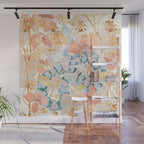 Coral Spring Garden Wall Mural Gallery Image 1