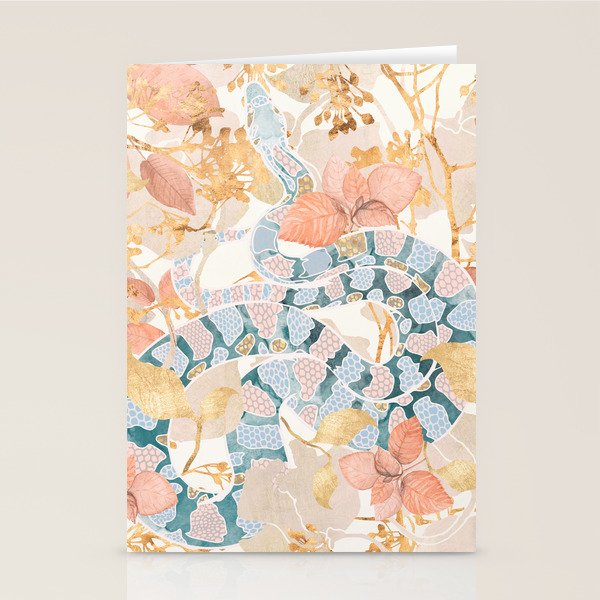 Coral Spring Garden Stationery Card Gallery Image 2