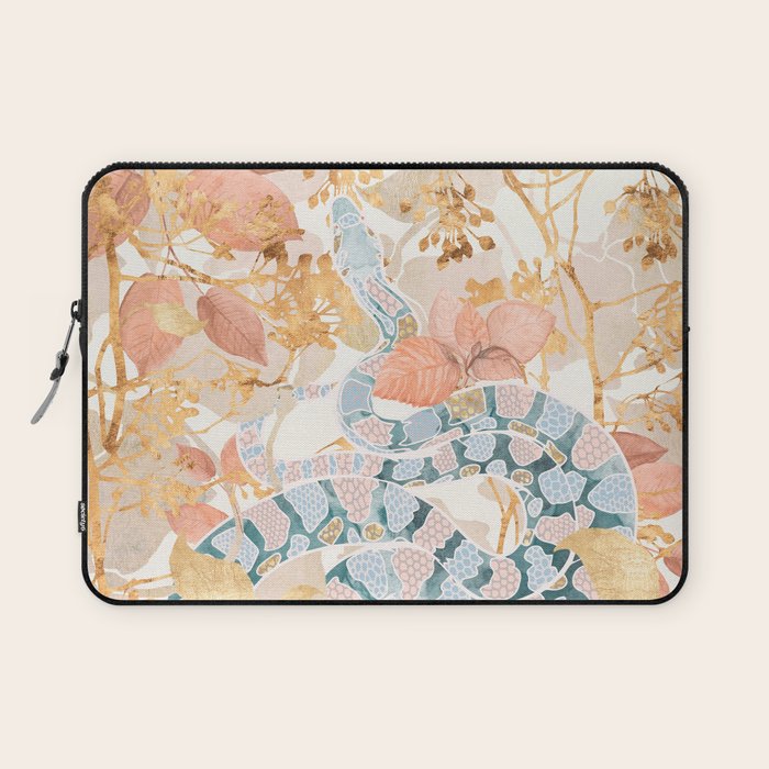 Coral Spring Garden Laptop Sleeve Gallery Image 1