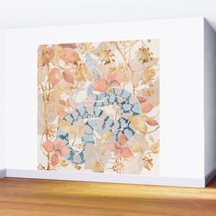 Coral Spring Garden Wall Mural Gallery Image 2