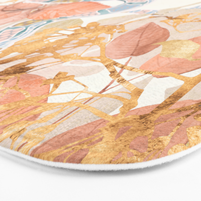 Coral Spring Garden Bath Mat Gallery Image 3