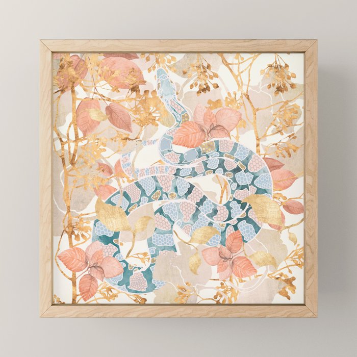 Coral Spring Garden Mini Art Print Gallery Image 1