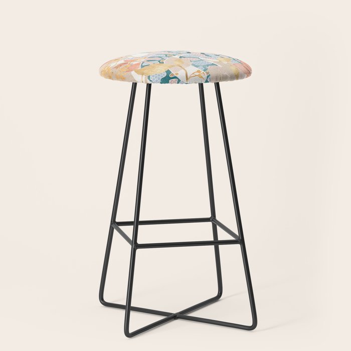 Coral Spring Garden Stool Gallery Image 1