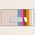 Modern Abstract Rainbow Desk Mat Gallery Image 1