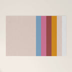 Modern Abstract Rainbow Welcome Mat Gallery Image 1