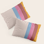 Modern Abstract Rainbow Pillow Sham Gallery Image 3