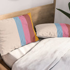 Modern Abstract Rainbow Pillow Sham Gallery Image 2