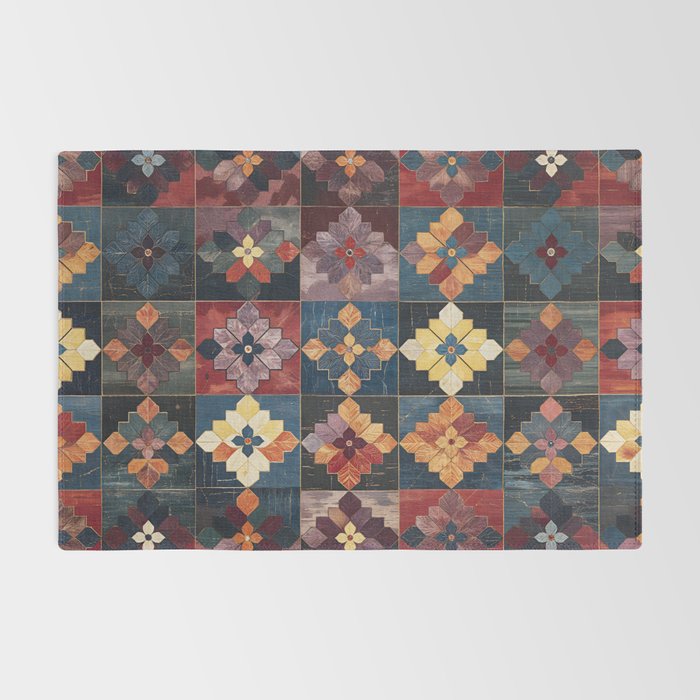 Amethyst Trail Patchwork Rug Gallery Image 2