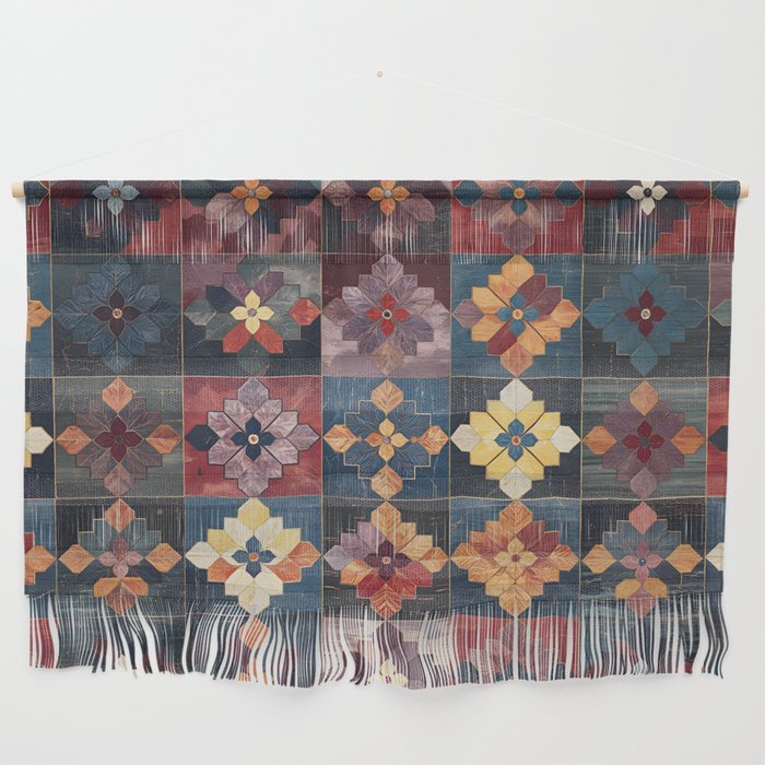 Amethyst Trail Patchwork Wall Hanging Gallery Image 1