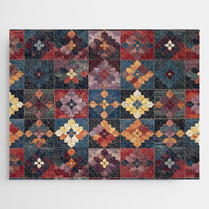 Amethyst Trail Patchwork Jigsaw Puzzle Gallery Image 1