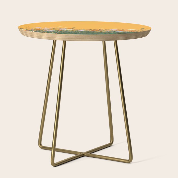 Meadow in summer yellow  Side Table Gallery Image 1