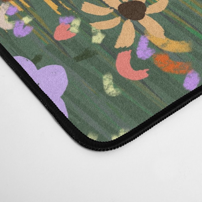 Meadow in summer yellow  Desk Mat Gallery Image 4