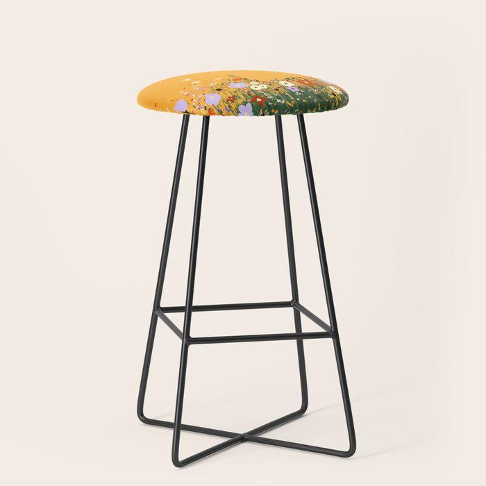 Meadow in summer yellow  Stool Gallery Image 1